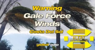 Thursday Wind Warning For The Costa Del Sol