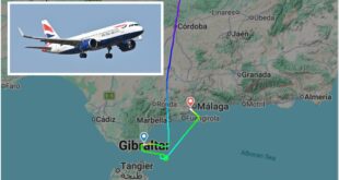 British Airways flight to Gibraltar diverts due to 'smoke in cabin'