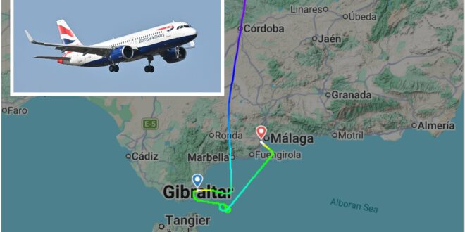 British Airways flight to Gibraltar diverts due to 'smoke in cabin'