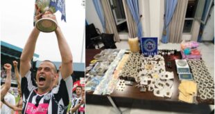 NAMED: Ex-Premier League footballer, 47, arrested in dramatic undercover drugs bust on the Costa del Sol