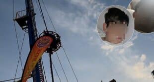Accident at the Seville Feria: two youngsters from Malaga injured on the slingshot ride