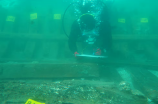 Divers scouring the sea off the coast of southern Spain discover 34 underwater wreckages – including remains of boat from 5th century BC