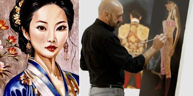 The art of Jesús Ortiz .