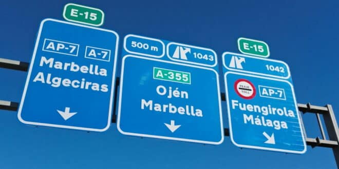Drivers face lane narrowing and night closures on Costa del Sol AP-7 roadworks