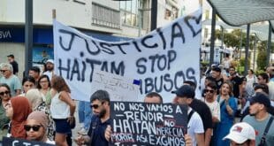 Hundreds rally in Torremolinos for justice following Haitam Mejri death