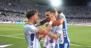 Joaquín Muñoz fires Malaga CF into the Segunda play-off final