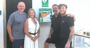 Don’t be a man: 70 walkers raise money for defibrillators and free PSA tests on Costa del Sol