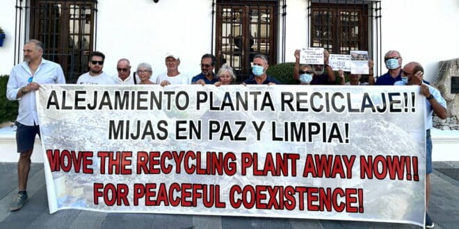 Calanova Golf residents demand recycling plant relocation after fires, noise and health fears