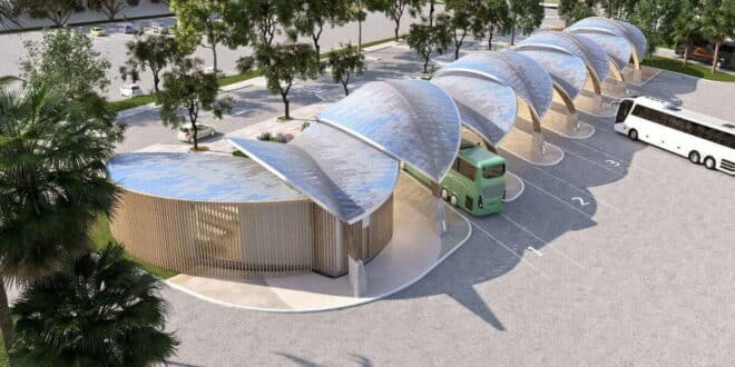 Groundworks begin on San Pedro’s new sardine-shaped bus station