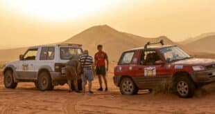 Second-hand glasses and fresh sight, Oasis Raid rally sets off from Estepona to Morocco with a mission