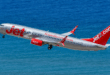 A Jet2 plane from Tenerife to London Stansted
