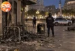 Plaça Catalunya after the Barcelona protest turned violent