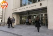Alicante court building ahead of the Benidorm officers trial