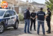 Police operation in Cartagena near a rundown housing area