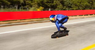 WATCH: Spanish man becomes fastest skateboarder in history after hitting almost 152km/h down Canadian mountain road