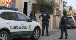 Guardia Civil after cannabis plantation raid in Rafelcofer