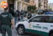 Guardia Civil officers during Granada raid on suspected gang