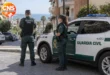 Guardia Civil officers in a Tarragona street in daylight
