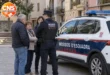 Mossos patrol car in a Catalan town street