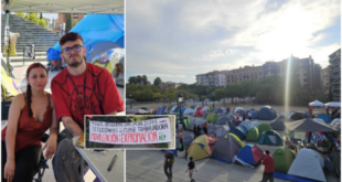 EXCLUSIVE: ‘We are being robbed’ – inside the Granada tent city where housing protesters inspired by Maricarmen vow to stay until rents fall