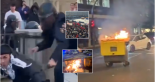 Violent clashes in A Coruña after a Vox rally